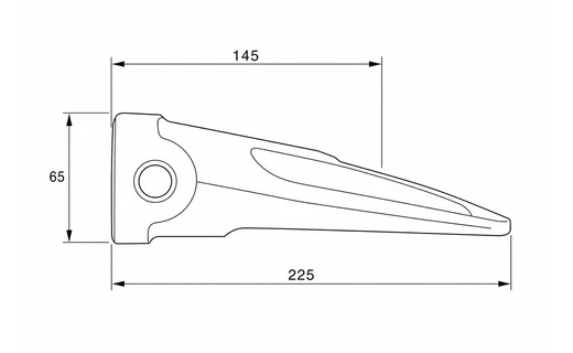 1U3352RC Dimension drawing